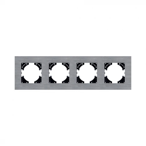 Рамка 4-постовая серый Kollinger Reflex AL RA4GY