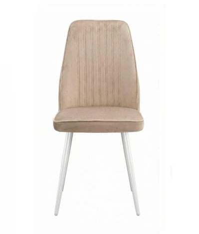 Стул DikLine 327 поворотный B03 BEIGE, ножки белые 00-00084782