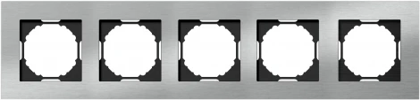 Рамка 5-я, Natural серебристый алюминий Donel A07 DEN215SA