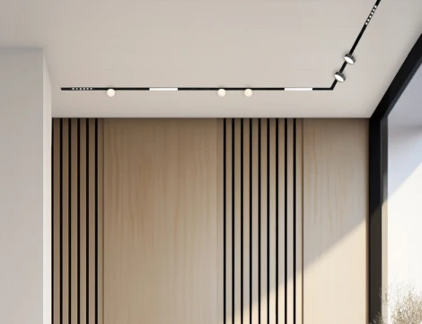 Трековый светильник магнитный 3W 48V Italline IT012-5025 black 3000K