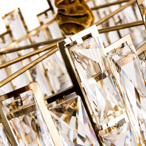 Подвесная люстра Divinare Medea 1684/01 SP-10 (220V, хрусталь, на цепи)