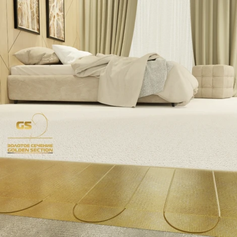 Нагревательный мат на фольге "Золотое сечение" GS-525-3,5