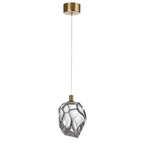 Подвесной светильник Odeon Light Gemme 7114/4LB прозрачное стекло/металл IP20 LED 4W 300Лм 3000K 200° 220V