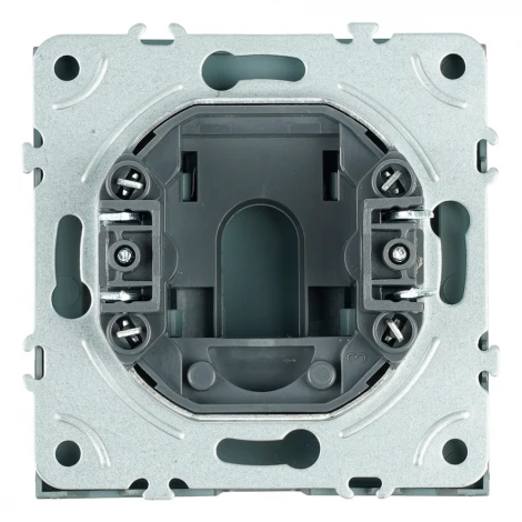 Вывод кабеля (платиново-серый, soft touch) Stekker Эмили 50222