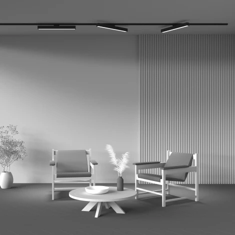 Трековый светильник однофазный светодиодный LED 30W 220V Nuvolt Bein LTL-005B