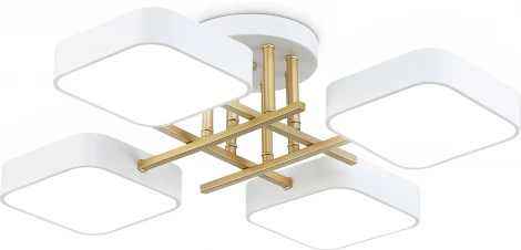 Потолочная люстра светодиодная на штанге с регулировкой цветовой температуры Ambrella COMFORT FL516341