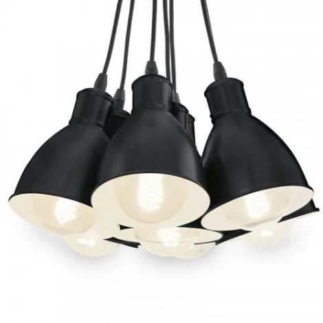 Подвесной светильник Eglo Priddy 49467 (220V, на проводе, круглые, паук)