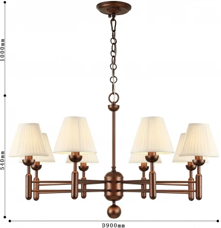 Подвесная люстра Favourite Avangard 2953-8P