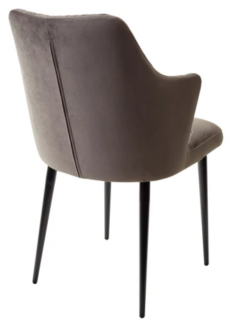 Стул HERMAN ГРАФИТ #14 велюр / черный каркас