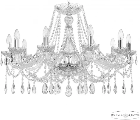 Подвесная люстра Bohemia 107 107/10/300 Ni (220V, подвески, на цепи, подсвечник, свеча)