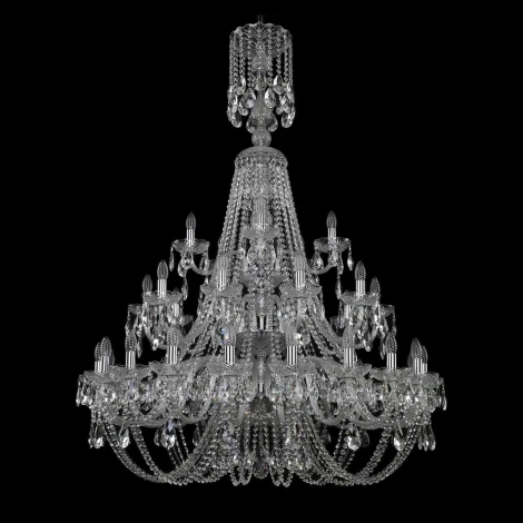 Подвесная люстра Bohemia 1406 1406/20+10+5/400/XL-157/3d/Ni