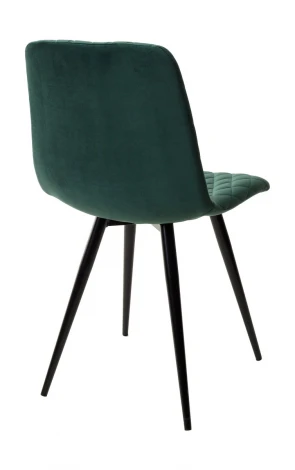 Стул CHILLI-X ЗЕЛЕНЫЙ #19, велюр / черный каркас 4 шт/ 1 к