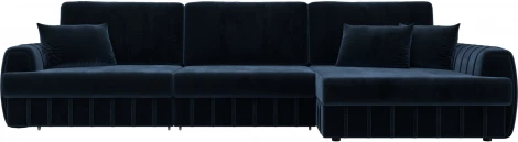 Диван угловой Лига-057 НПБ Лонг угол правый Лига Диванов (Велюр) арт.129305