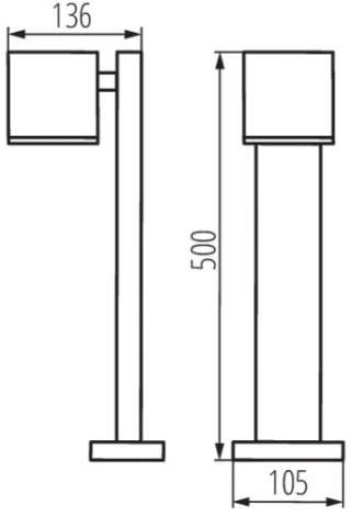 Наземный фонарь Kanlux GORI 29002