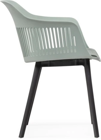 Пластиковый стул Woodville Crocs light green / black