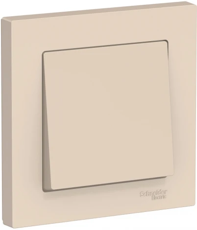 Выключатель встраиваемый одноклавишный (бежевый) Systeme Electric AtlasDesign ATN000212
