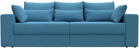 Диван прямой Майами (Голубой/Рогожка) Лига Диванов арт.121155