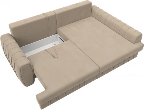 Диван угловой Лига-057 НПБ угол правый Лига Диванов (Велюр) арт.129268