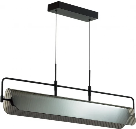 Подвесной светильник Odeon Light Liner 5056/35LA ODL24 321 черный/дымчатый/металл/стекло/акрил LED 35W 3000К (220V, на проводе)