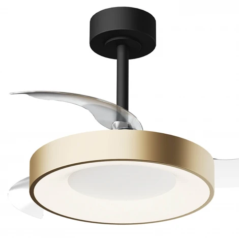 Потолочная светодиодная люстра с вентилятором и пультом Mantra Niseko Fan 9092