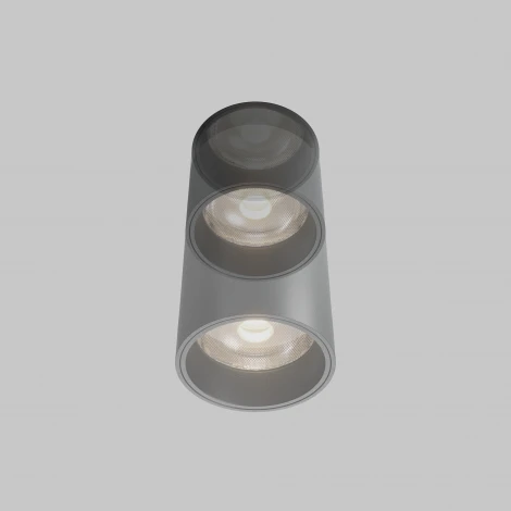 Встраиваемый светильник светодиодный под гипсокартон Maytoni Focus Led DL125-L12-4K-TRS-B (220V, круглые)