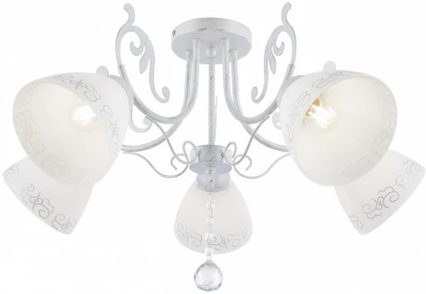 Потолочная люстра Arte Milano AM341900 341900/5 WT+SL (220V, подвески)