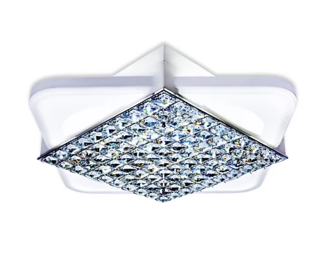 Потолочная люстра Ambrella Acrylica FA124 (регулировка яркости, LED, 220V, пульт управления)