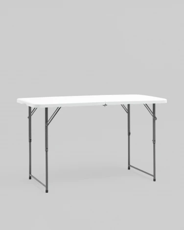 Стол-чемодан складной Stool Group 122*61*74 см с регулировкой высоты серый арт.УТ000040164