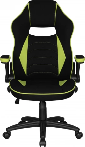 Кресло игровое DOBRIN RICK (черно-светло-зеленый)