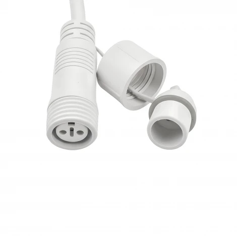 Провод-шина для гирлянд серии F90PRO 2м. 5 Т-коннекторов, шаг 50см статика/мерцание IP67 белый Uniel UCX-F90 T05/2M/WH