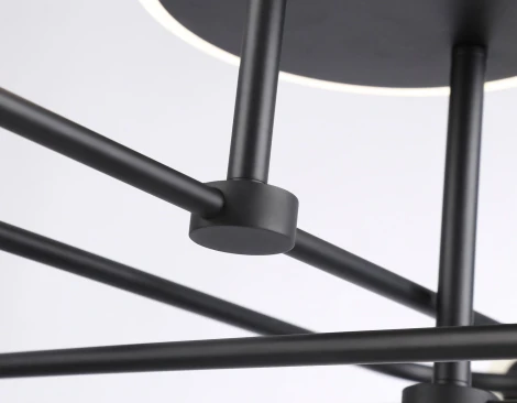 Потолочная люстра на штанге Ambrella Comfort FL66232 (регулировка яркости, LED, 220V, пульт управления, шарики)