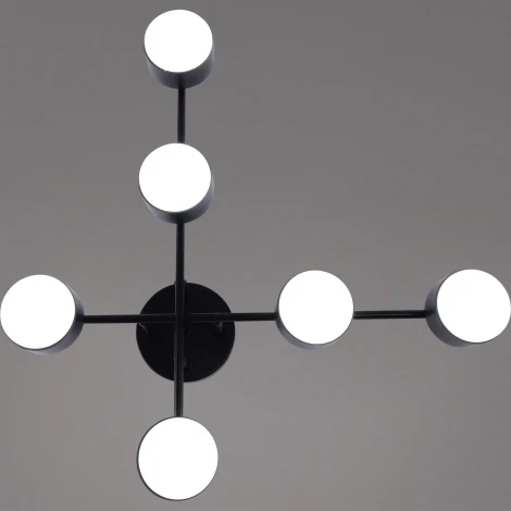 Потолочная люстра на штанге Reluce 03725-0.3-06 BK GX53