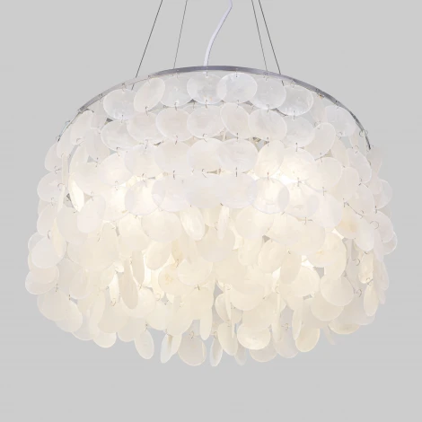 Подвесная люстра с перламутром Eurosvet Sandra 60005/4