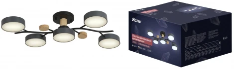 Потолочная люстра светодиодная на штанге с ДУ Ritter Scandia 52080 1