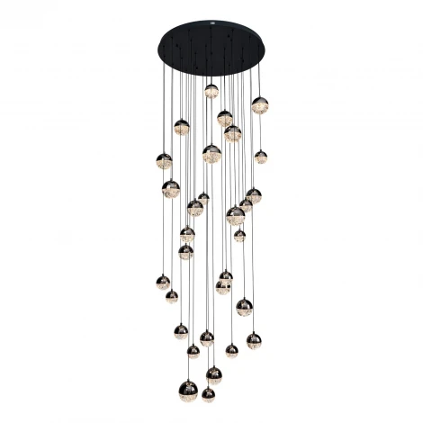 Подвесной светильник светодиодный с пультом с регулировкой цветовой температуры Modelux MODELUX ML.2408.30 BK