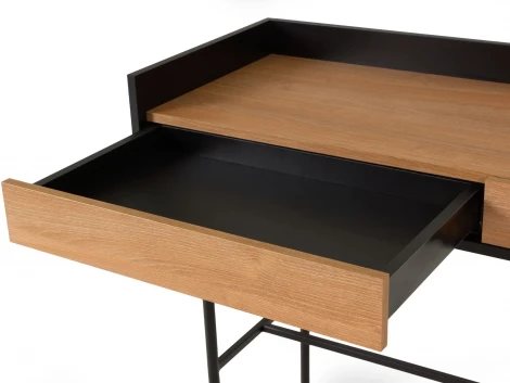 Стол консольный ОГОГО Look (ЛДСП/Черный)