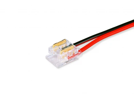 Соединитель гибкий двухсторонний COB 12/24V для лент 8/10mm (2 конт.) (10шт) Ambrella Illumination GS7895