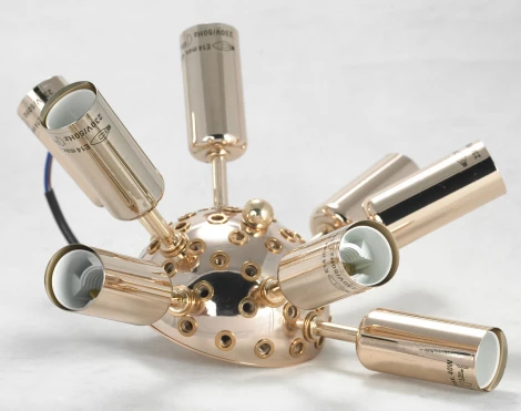 Потолочная люстра на штанге Lussole Shelby LSP-8386 (220V, шар, IP21)