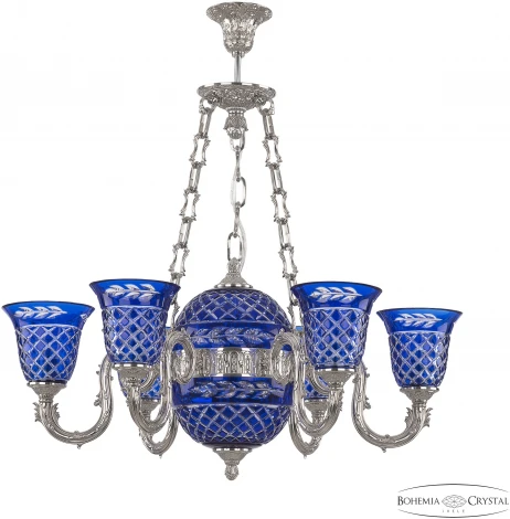 Подвесная люстра Bohemia Florence 71003P/6/175 Ni P2 U Clear-Blue/H-1J