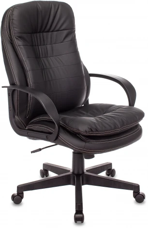 Кресло руководителя Бюрократ T-9950PL черный эко.кожа крестовина пластик
