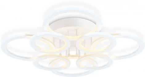 Потолочная люстра светодиодная на штанге с пультом Ambrella ACRYLICA FA8945 (регулировка яркости, 220V, кольцо)