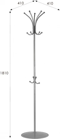 Вешалка напольная Пико 4 металлик от фабрики Mebelik