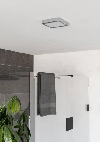 Настенно-потолочный светильник с регулировкой цветовой температуры Eglo Fueva 6 901765 7W(LED) 2700K, 4000K, 6500K, сталь, хром, белый