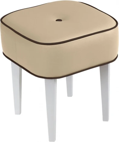 Табурет Handy SQ ОГОГО (арт.434030), (Ткань,Экокожа/Бежевый)