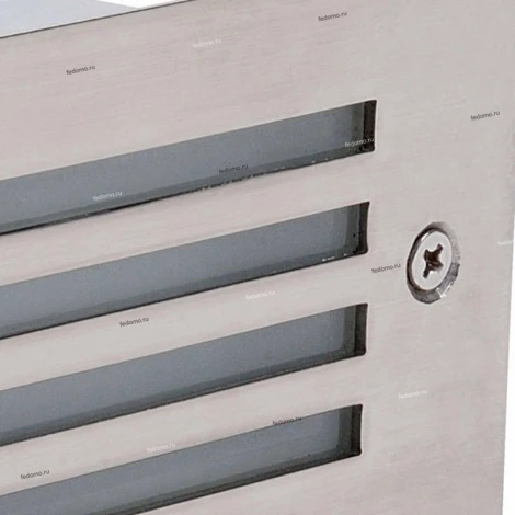 Светильник встраиваемый в стену уличный светодиодный Horoz Oltu, 1 лампа, никель с белым