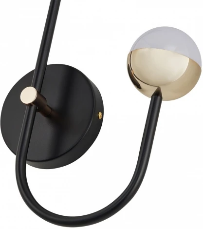 Бра светодиодное Arte Milano Ferrara-73210 273299/1+1 BK/GD (220V, круглые)