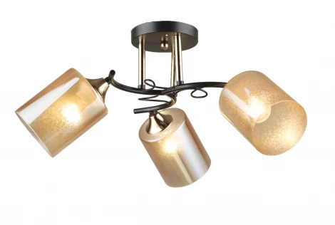 Потолочная люстра на штанге Мелодия Света SL1N SL5466-3 CF+GD 000066051