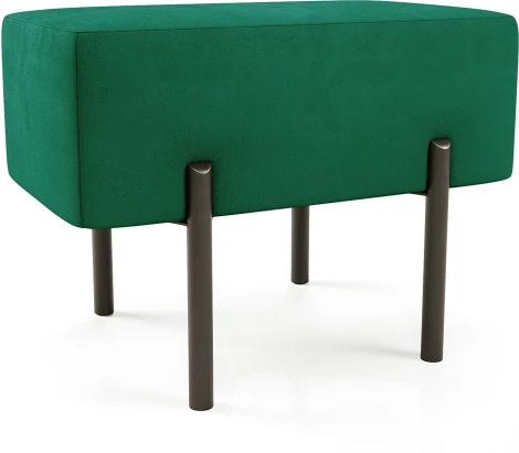 Маленькая радость Пуф прямоугольный на ножках, зеленый D1 furniture арт.AAA41673005