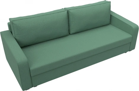 Диван прямой Лига-009 (Зеленый/Рогожка) Лига Диванов арт.124151