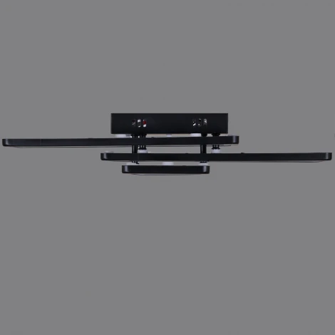 Потолочная люстра светодиодная на штанге с пультом с регулировкой цветовой температуры, яркости и ночным режимом Reluce 03629-0.3-03B BK